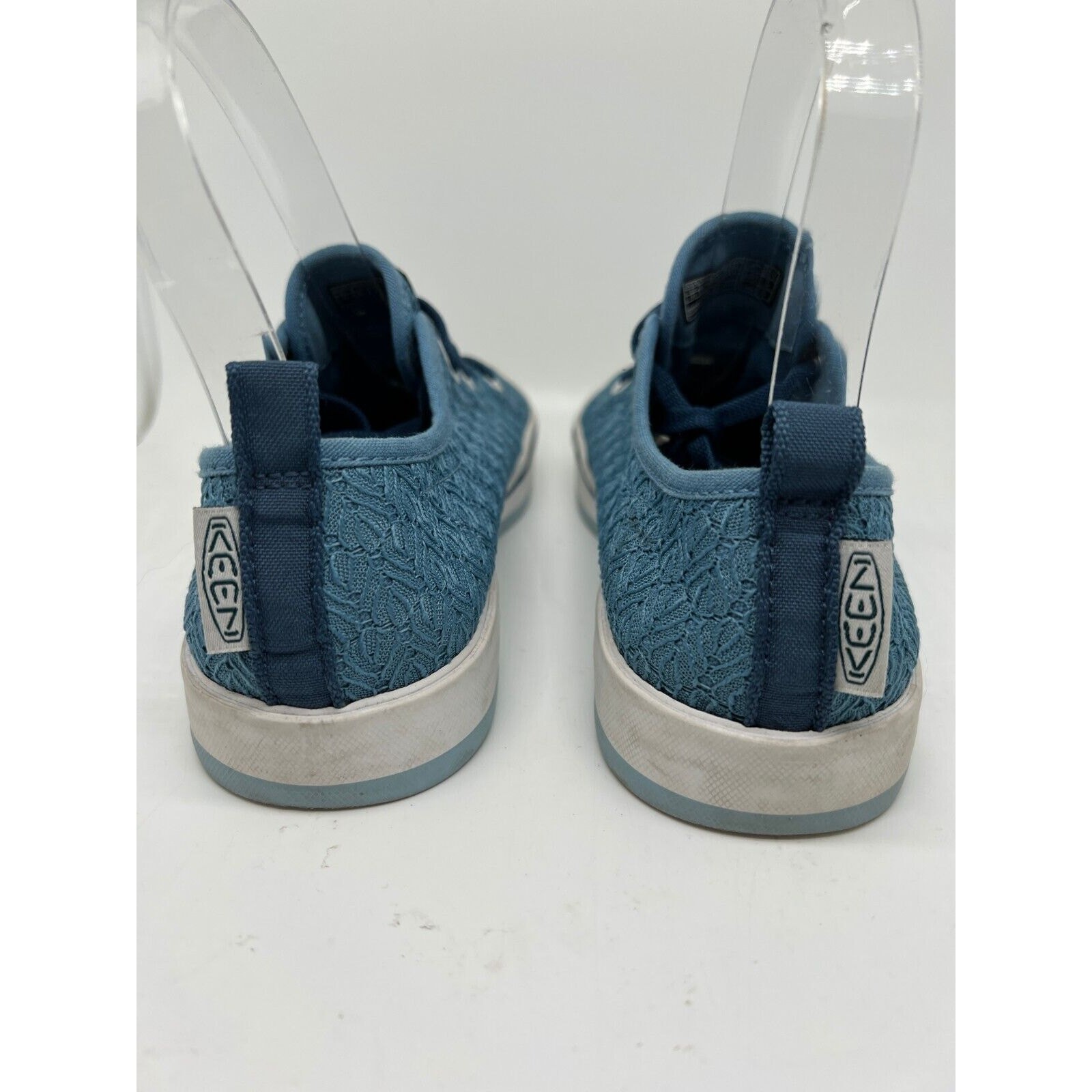 Keen Shoes Donna Elasa Sneakers all'uncinetto 1018304 Blu Tessuto Stringate Taglia 6 5