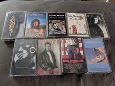 9 ALL 80s Rock Albums Cassette Lot: Robert Plant Palmer Boston Basia Dire Strait