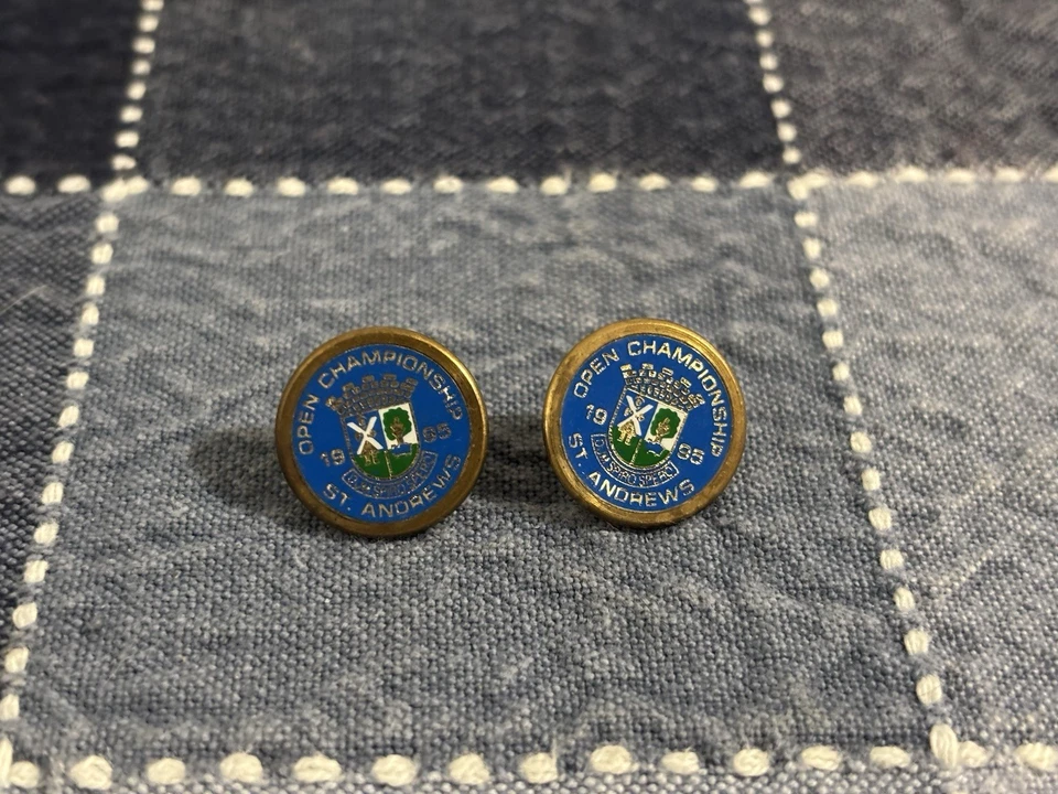 Juego de 2 marcadores de golf St. Andrew's 1995 Open Championship DE COLECCIÓN Foto 2 de 3