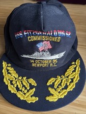 Vtg USS Fitzgerald DDG 62 OCT 1995 Adjustable Strap Hat Made In USA RARE