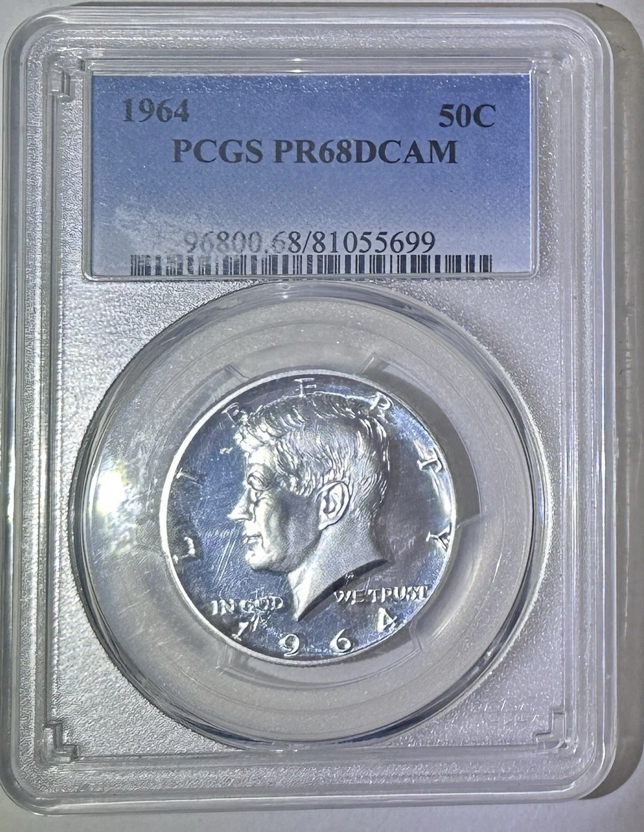PR 68 Graded 1964 Kennedy US Half Dollars (1964-Now) for sale | eBay