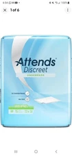 Attends Discreet Underpads 23" by 36" Soft Breathable Odor Shield 15 Count Soft