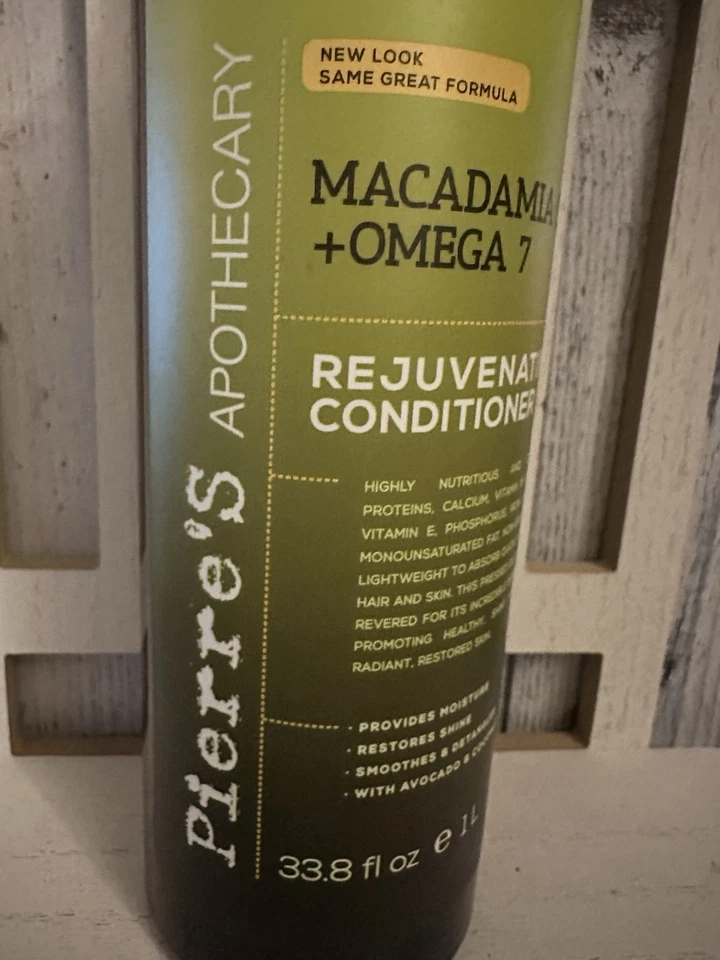 Pierre’s 药剂再生护发素 带 Macadamia 油和欧米茄 7 - 33.8 盎司 — 第 3/4 张图片