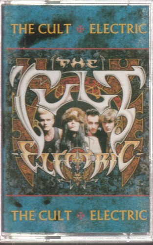 Cult Electric cassette UK Beggars Banquet 1987 cassette white shell with blue