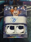 Brayden Burries /2! Auto Dual Swoosh Relic 2026 Bowman U Best Basketball Arizona