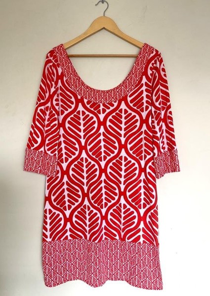 Women Diane Von Furstenberg Dress Red Silk 40 #39K1