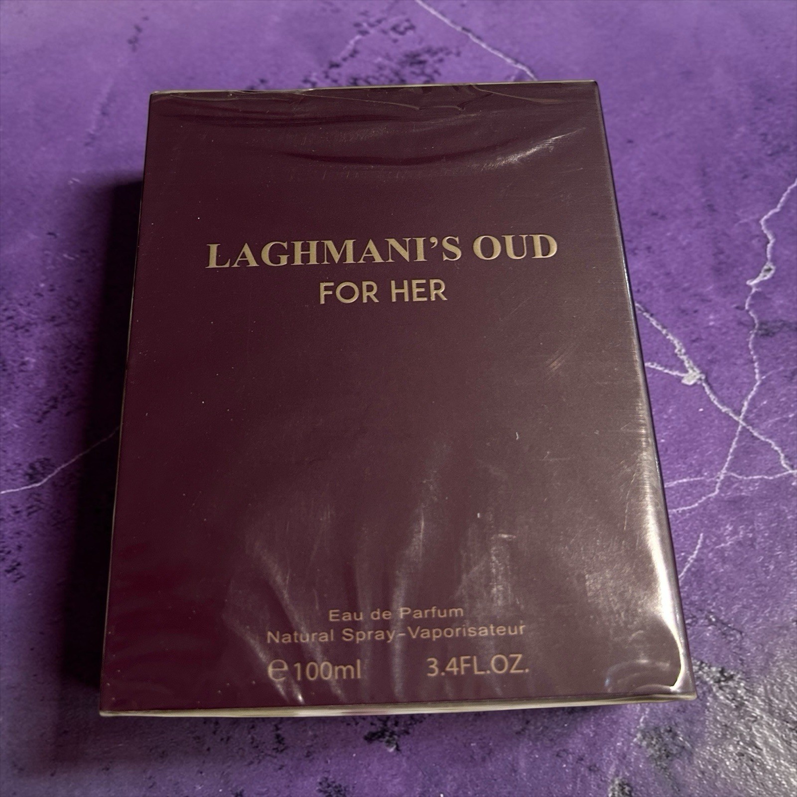 Sealed - Women's Fine Perfumery Laghmani's Oud Purple For Her 100ml EDP Spray