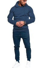 Men's Gym Suits 2 Piece Sport Tracksuit Sets Casual Jogging Athletic Sweatsuit