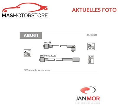 ZÜNDLEITUNGSSATZ ZÜNDKABEL JANMOR ABU61 P FÜR VW PASSAT,GOLF III 2.0,1.8,1.6