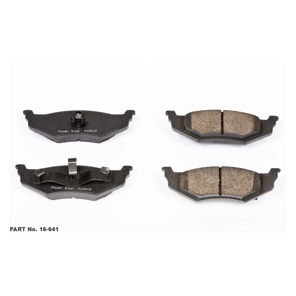 6xConjunto de pastilhas de freio rotores de disco compatível com Dodge Intrepid 3.5L 3.3L_ - Imagem 3 de 4