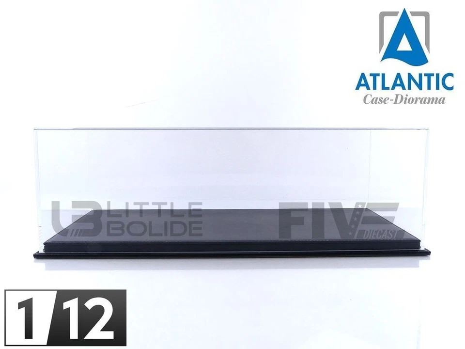 ATLANTIC CASE 1/12 - DISPLAY CASE SHOW-CASE 1/12 - MULHOUSE BLACK LEATHER 10092 - Photo 1/1