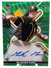 2022 Topps Finest Mackenzie Gore Rookie True Green Auto /99