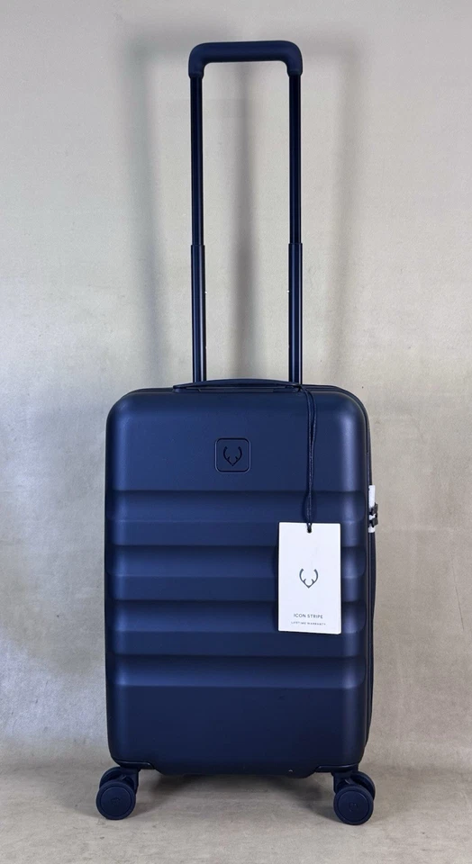 "Maleta de mano giratoria expandible negra Antler Icon Stripe 22"" 55 cm" Foto 2 de 4