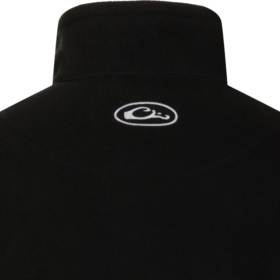 DRAKE WATERFOWL Youth Unisex Camp Fleece Full Zip DY1080 Hunting Jacket, Options - Image 4 of 4