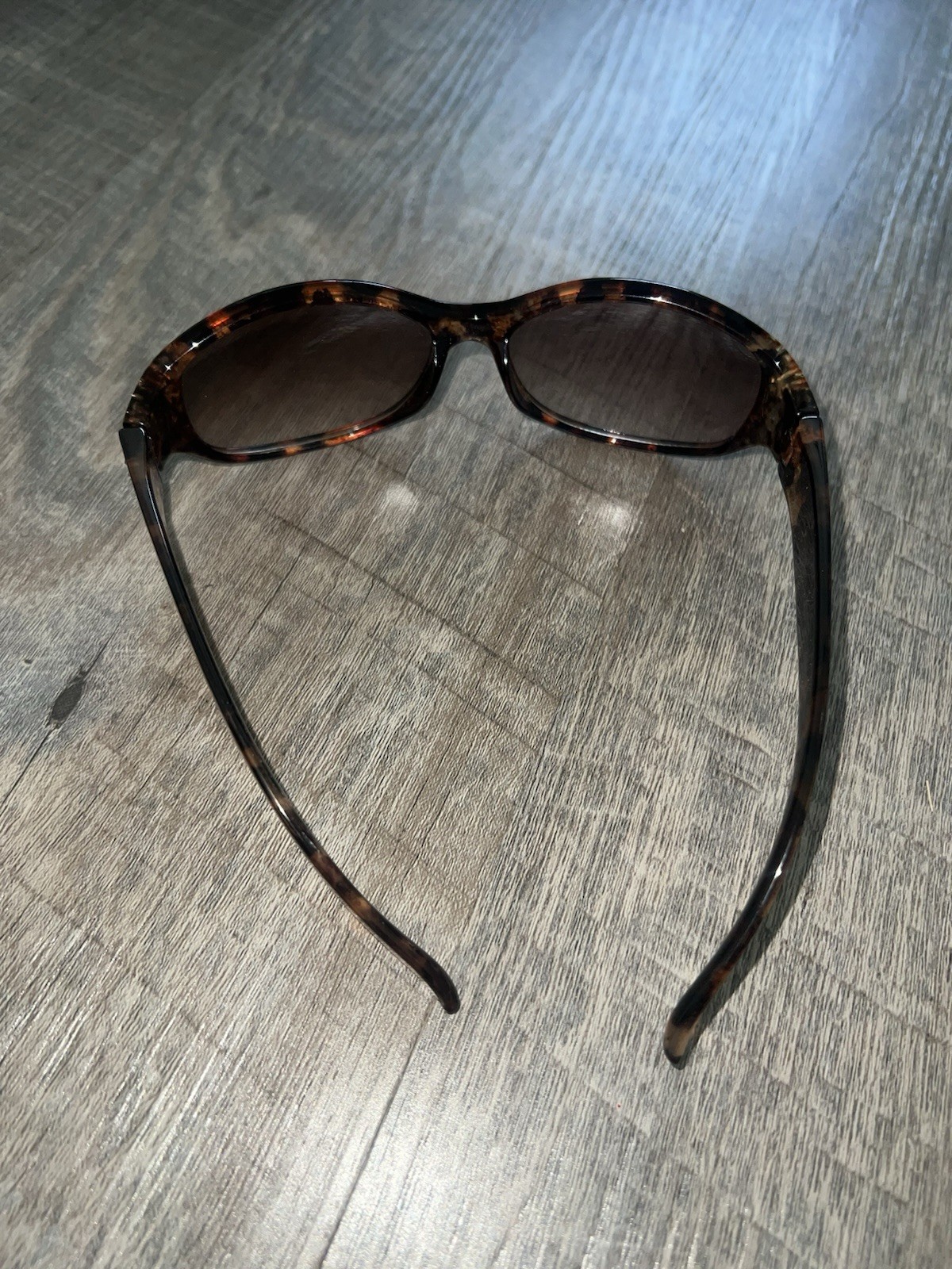 Foster Grant Tortoise Shell Wrap Sunglasses Rhine… - image 3
