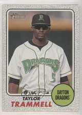 2017 Topps Heritage Minor League Edition Gray 5/25 Taylor Trammell #102 n1u