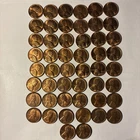 1946-P WHEAT Cents Lot Of 50Coins Red/brown ConditionSee Pictures#2a