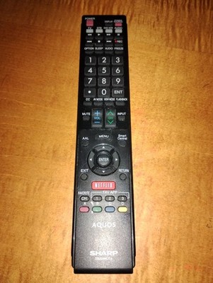 OEM Sharp Aquos Smart TV Remote Control GB004WJSA Tested/Working