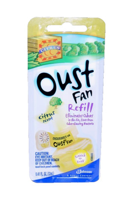 Vintage Oust Fan Refill Citrus Scent SC Johnson New 2004