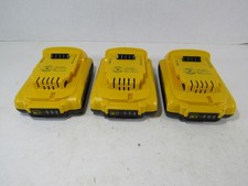 DEWALT DCB203 20V MAX 2Ah Lithium-Ion Battery all 3 batteries 