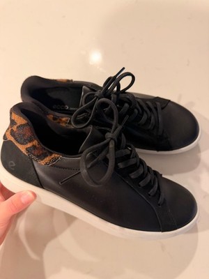 ECCO Soft 7 Women's Leather Slip-In Sneaker  Sz 8/8.5 