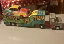 Vintage Paper Mache METROBUS POR UNA CIUDAD MEIOR Handmade Handpainted  Art 2003