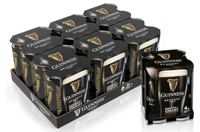 Guinness Birra ad alta fermentazione Draught - Pack di 24 Lattine da 0,33 L