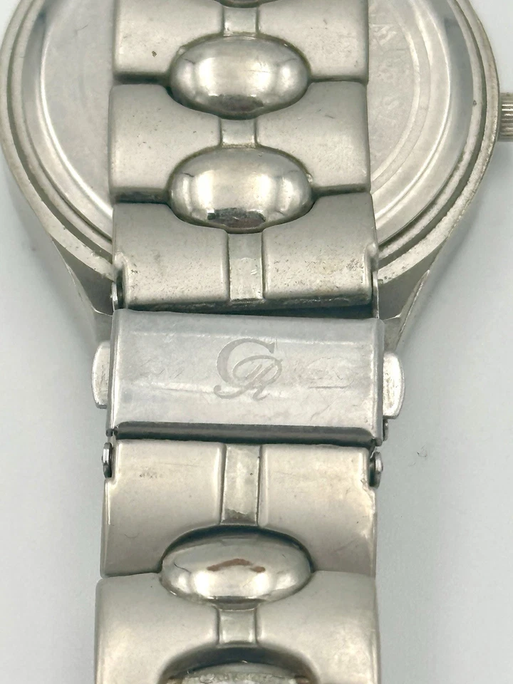 Mens Charles Raymond Quartz Water Resistant Stainless Steel Watch-New Battery - Image 3 of 3