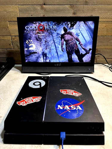 PS4 Video Game Console Only w/ God Of War Tested Working But Needs Cleaning