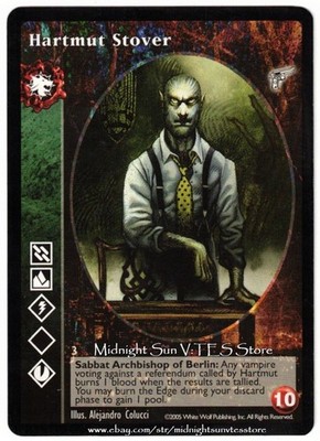 Hartmut Stover Gangrel Antitribu Kindred Most Wanted V:TES VTES Vampire CCG