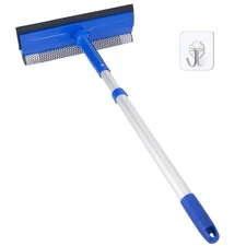 Window Cleaner Tool for Home with 20''-30'' Extension Pole, Squeegee for Car ...