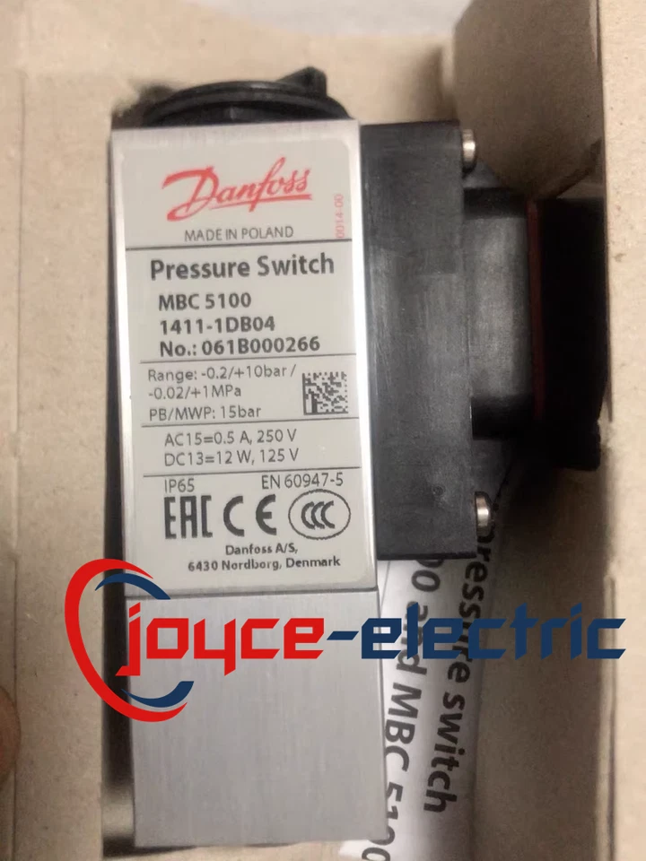1PC NEW DANFOSS 061B101766 MBC5100 Pressure Switch Shipping DHL or FedEX - Image 3 of 3