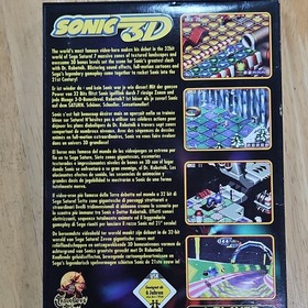 SEGA Sonic 3D: Flickies' Island Sega Saturn Platformer Game - Manual Included