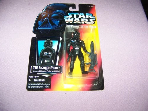 New ListingVINTAGE 1995 Kenner Star Wars TIE FIGHTER PILOT Power Of The Force Figure NEW NM