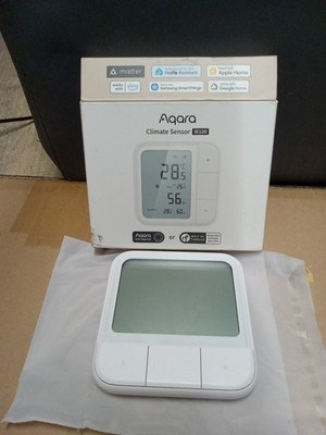 Aqara Thread/Zigbee Smart Climate Sensor W100, Temperature & Humidity Unit 