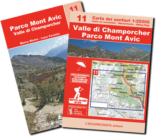 Valle di Champorcher, Parco Mont Avic. Ediz. multilingue. Con Carta geogra...