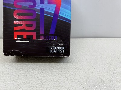 Intel Core i7-9700K 3.6GHZ 12 MB Cache 9th GEN, i7 processor - | eBay