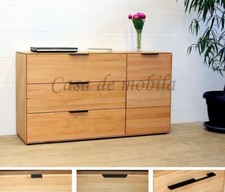 Wäschekommode MERCUR 150x84x45cm Kernbuche massiv natur geölt Sideboard Anrichte