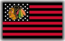 Bandera decorativa memorable del equipo de hockey de Chicago 90x150 cm 3x5 pies Blackhawks Super Banner