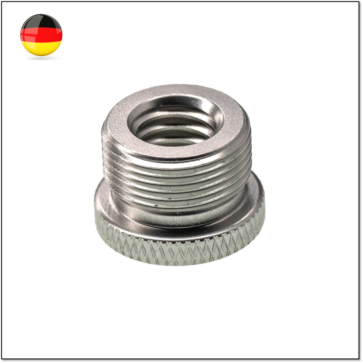 Kawer Anple Mikrofon Adapter – 5/8 Zoll Männlich Auf 3/8 Zoll Weiblich, 4 Stück, Silber – Für Mikrofonständer