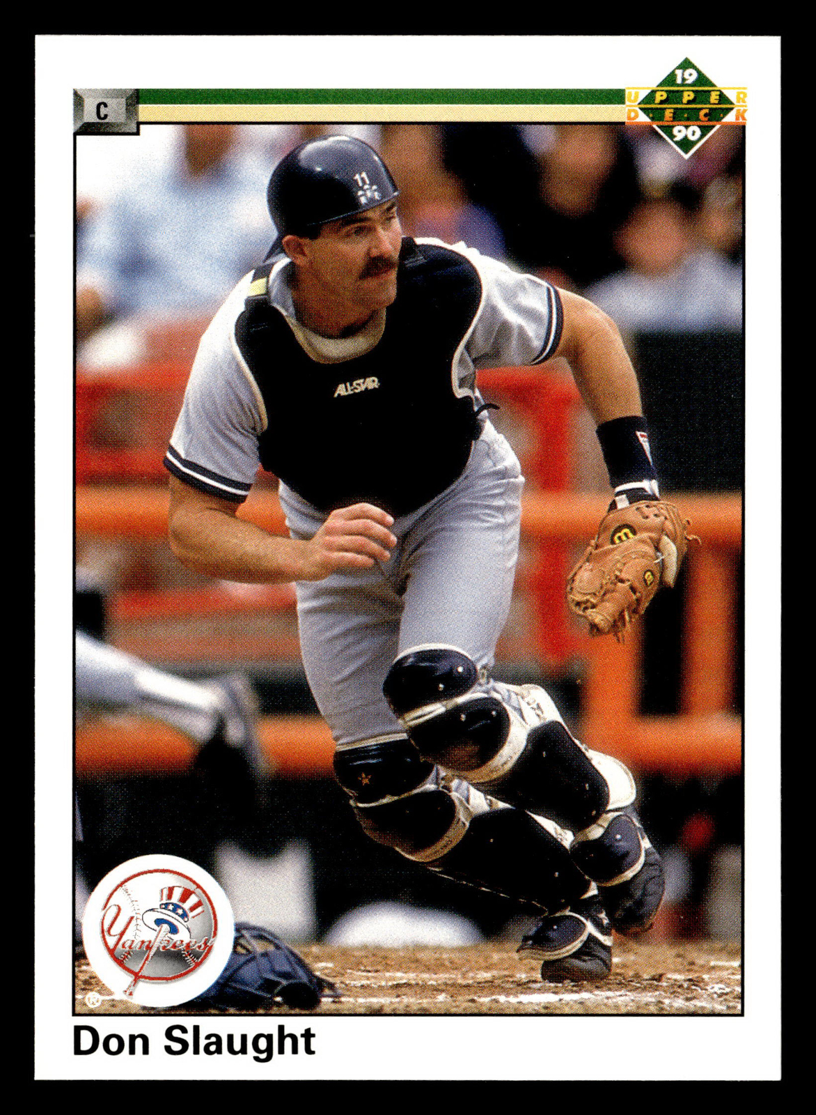 Don Slaught 1990 Upper Deck #152a New York Yankees BASEBALL BUY3GET1FREE