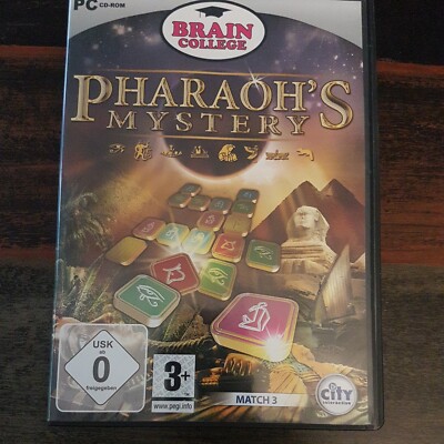 Brain College: Pharaos Mystery, CD ROM, MATCH 3, TOP MIT Anleitung 
