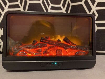 Electric Flame Fireplace Wax Burner Scented 4 Timer Light Fragrance Cubes NEW...