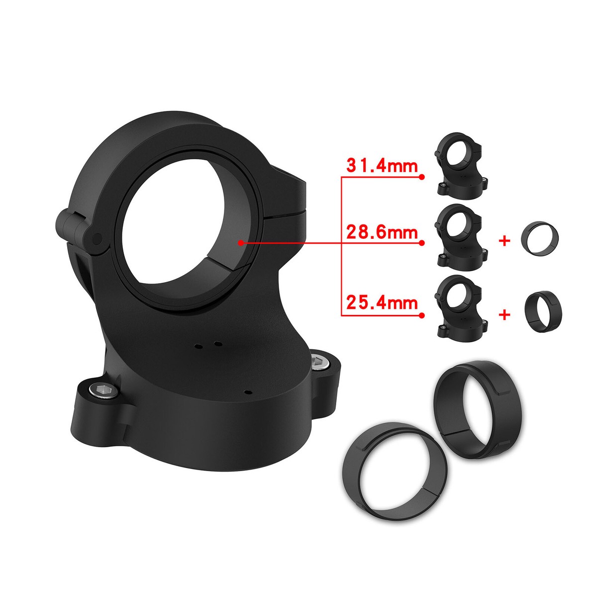 For Garmin Varia RTL515 RTL510 RVR315 Bike Stem Extension