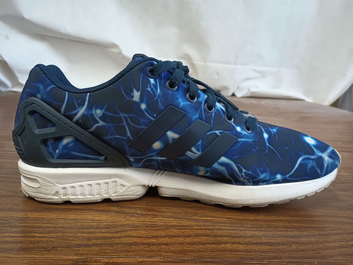 Adidas Originals ZX Flux Torsion Galaxy Print Shoes Blue Adidas Originals ZX Flux Torsion Galaxy Print Shoes Blue