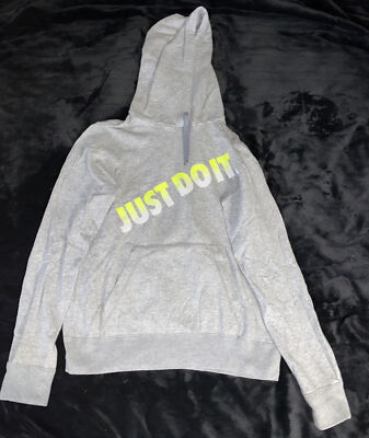 just do it gray nike sweatshirt