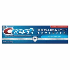 Crest Pro-Health Advanced Fluoride Toothpaste with Deep Clean Mint Flavor 5.1 oz