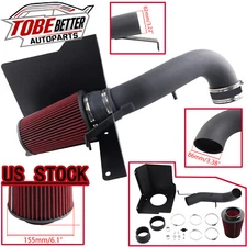 Red Filter Cold Air Intake Kit For GMC Suburban Tahoe Yukon 4.8 5.3L V8 2007-08