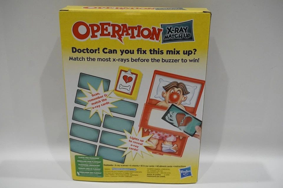 Operation X-Ray Match Up by Hasbro Gaming BRAND NEW FACTORY SEALED SHIPS FREE e7 - Image 2 of 4