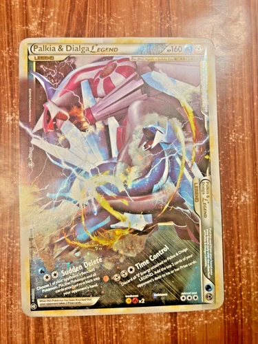 Pokemon Palkia & Dialga Legend Oversize Jumbo Card 102/102 Holographic 2010 RARE